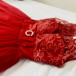 Red party dress from Turkey